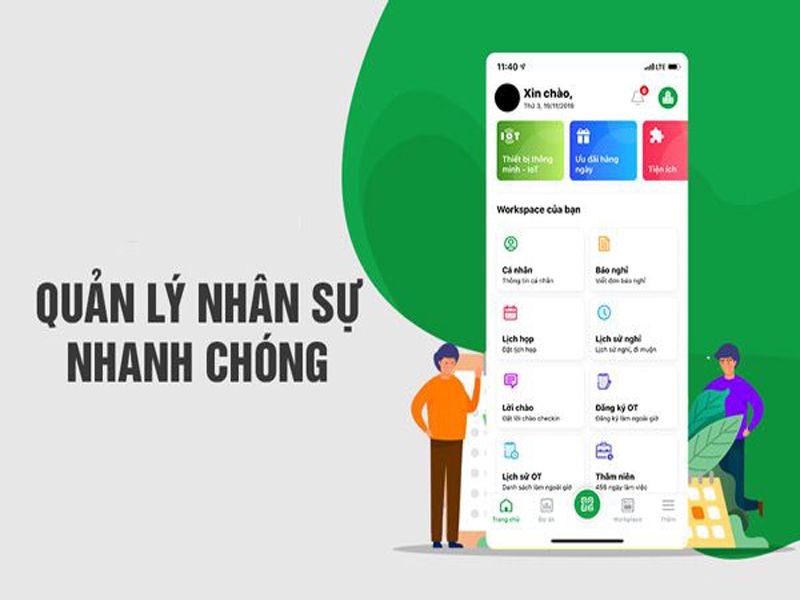 Những chức năng chính của một app quản lý nhân sự