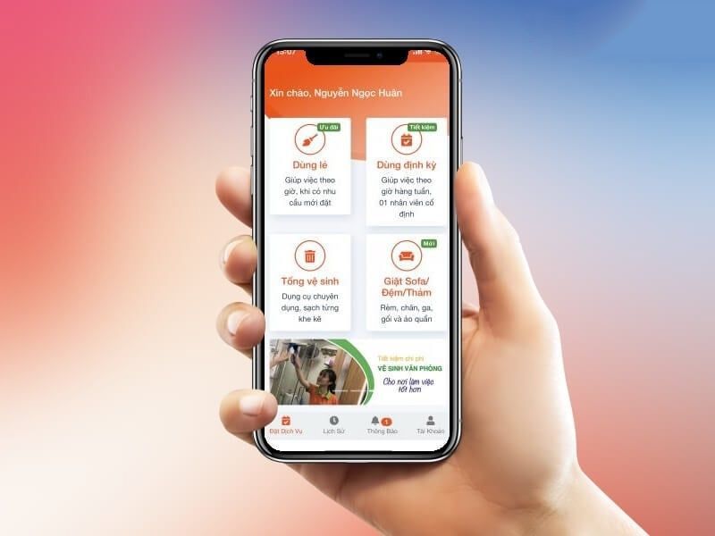 Thời điểm nào nên sử dụng dịch vụ giúp việc nhà theo giờ trên app mobile