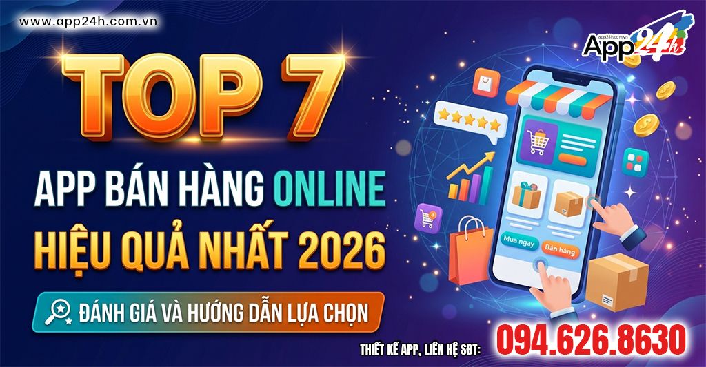 Top 7 App Bán Hàng Online Hiệu Quả Nhất 2026: Đánh Giá và Hướng Dẫn Lựa Chọn