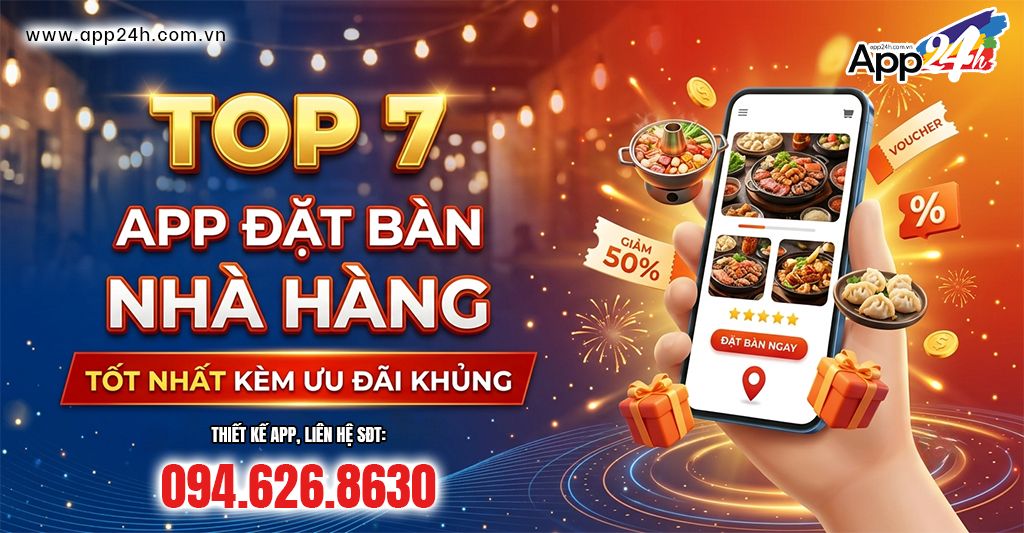 Top 7 App Đặt Bàn Nhà Hàng Tốt Nhất Kèm Ưu Đãi Khủng Hiện Nay