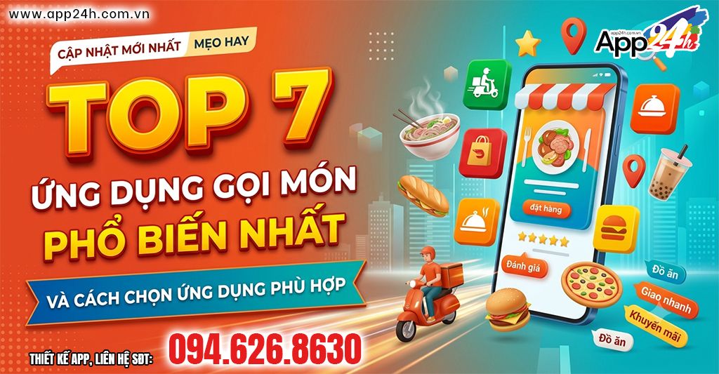 Top 7 Ứng Dụng Gọi Món Phổ Biến Nhất Và Cách Chọn Ứng Dụng Phù Hợp