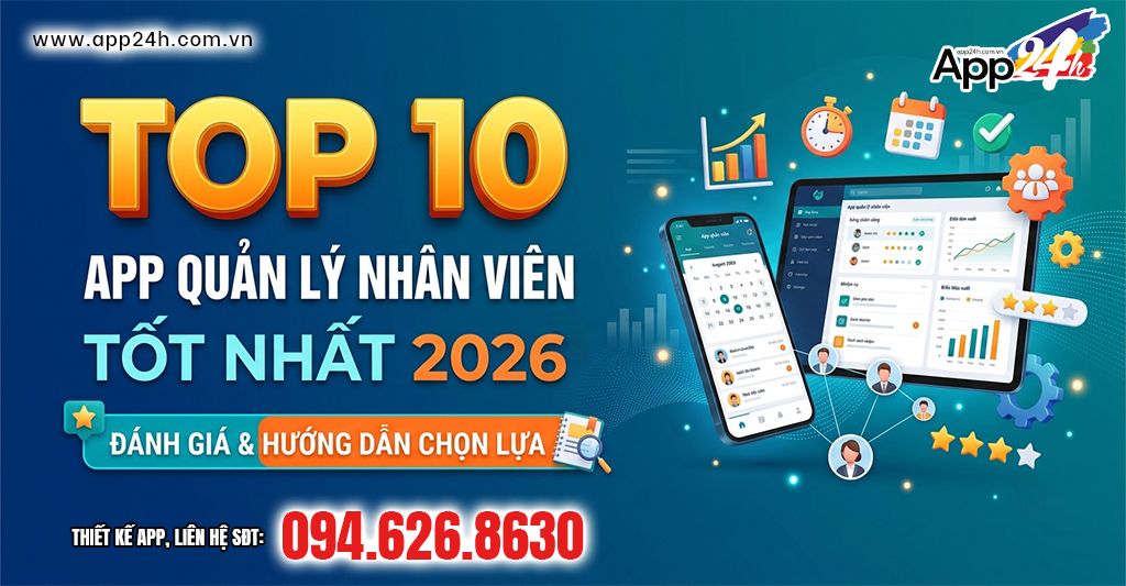 Top 10 App Quản Lý Nhân Viên Tốt Nhất 2026: Đánh Giá & Hướng Dẫn Chọn Lựa