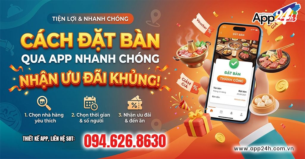 Cách Đặt Bàn Qua App Nhanh Chóng, Nhận Ưu Đãi Khủng
