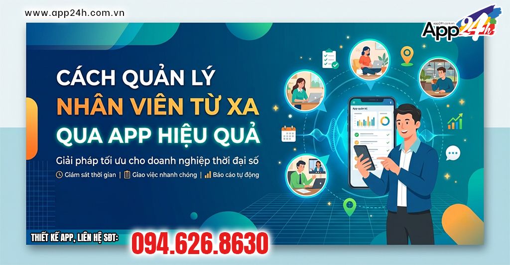Cách Quản Lý Nhân Viên Từ Xa Qua App Hiệu Quả