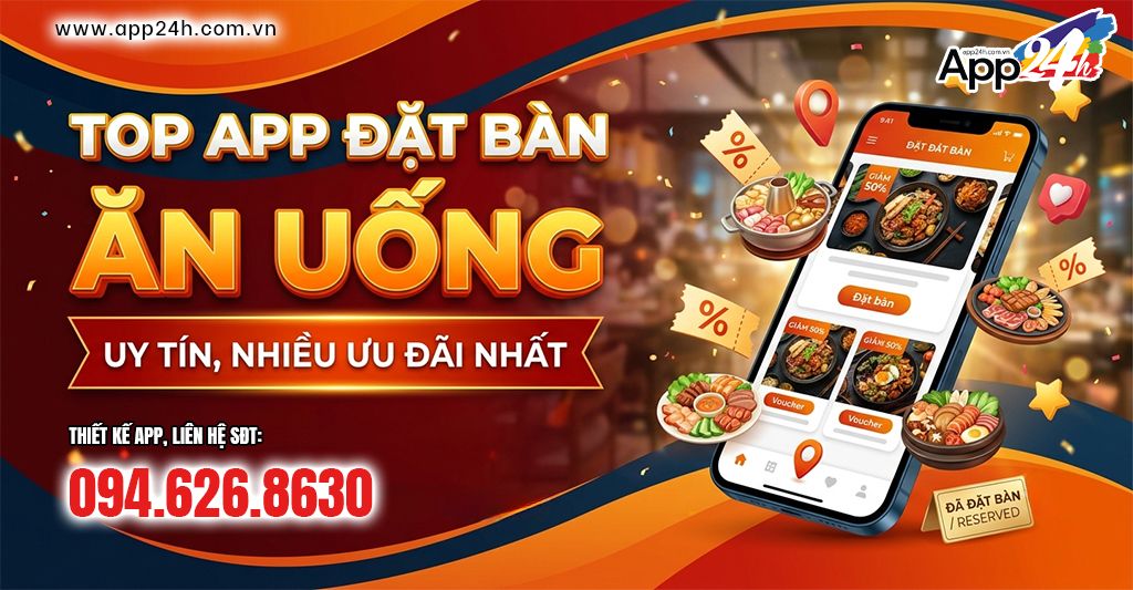 Top App Đặt Bàn Ăn Uống Uy Tín, Nhiều Ưu Đãi Nhất